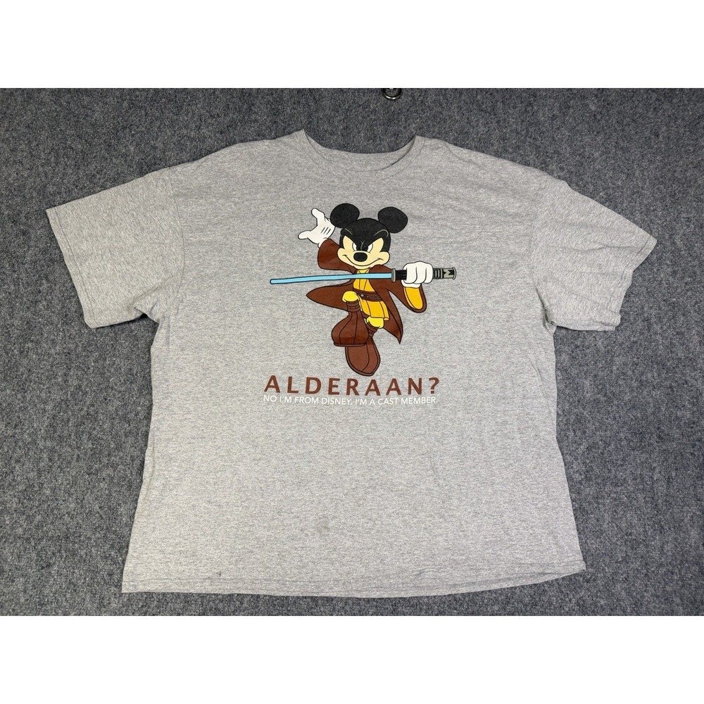 Men's Walt Disney World Cast Member Collection Star Wars T-Shirt Size 3XL Rare